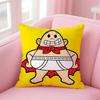 Funny American Cartoon CCaptain Underpants Cushion Cover Pillow Case Soft Skin Friendly Fabric  Concealed Zipper