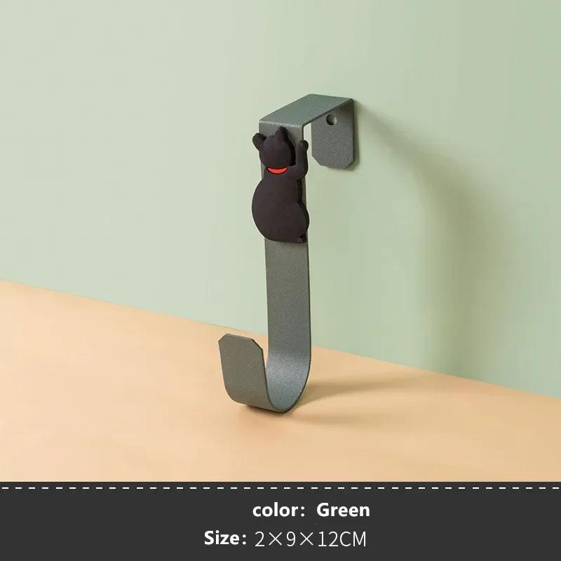 1 шт. Крючок на заднюю сторону дверцы шкафа, без сверления, для ванной комнаты, многофункциональный крючок для хранения, крючок для халата для ящика