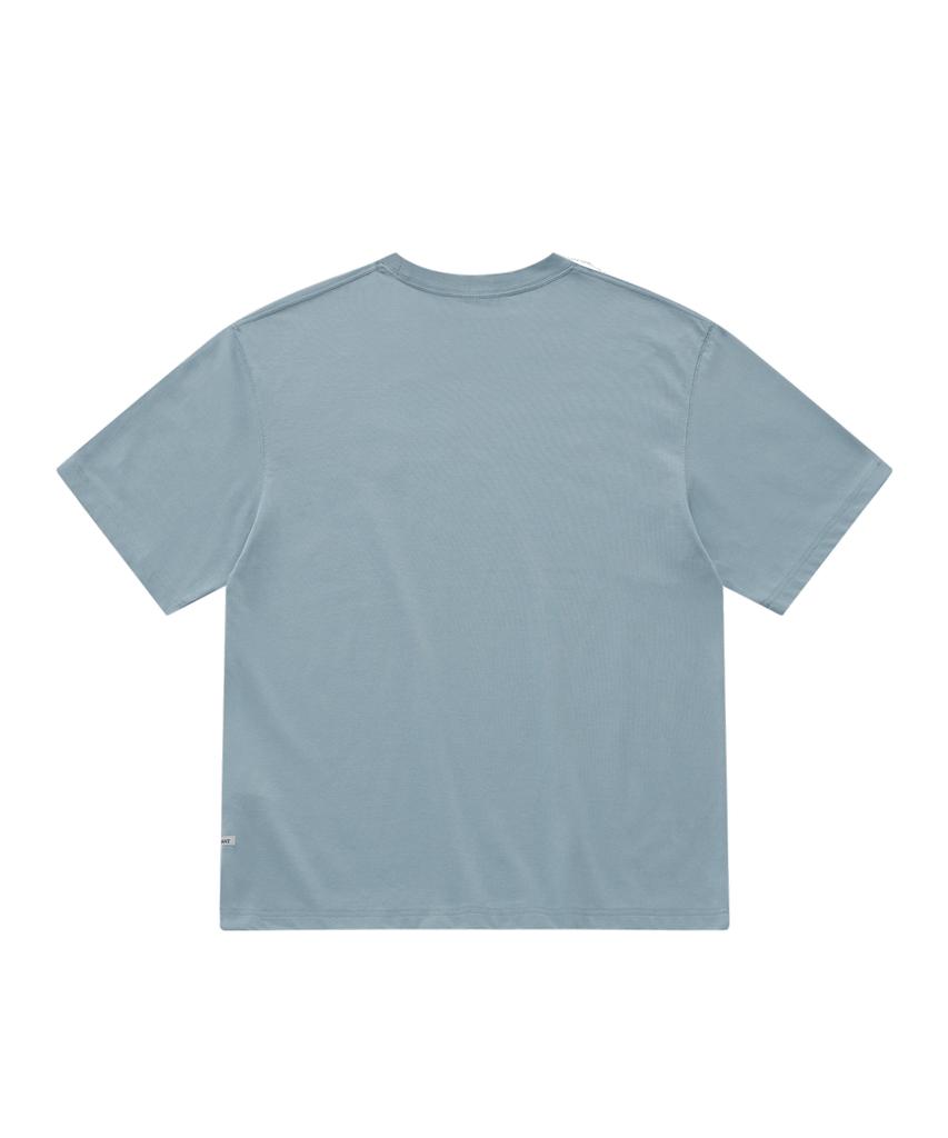 COVERNAT Cool Cotton Shine C Logo T-Shirt Sky Blue