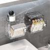Wall Mounted Cotton Swab Storage Box Transparent Jewelry Box Makeup Removal Cotton Storage Organizer Lipstick Container
