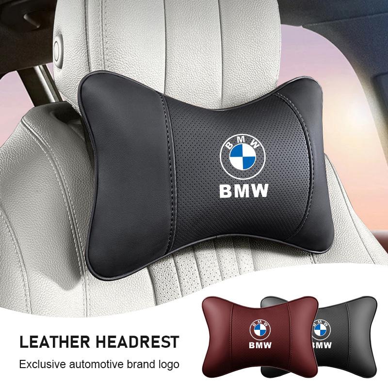 CUP1 Car Leather Seat Headrest Neck Pillow Head Cushion Interior For BMW X1 X2 X3 X5 X4 X6 X7 G30 G20 G32 G11 G12 F40 F30 F20 F10 F34 DR3