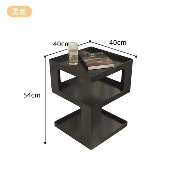 Nordic Iron Art Кофейные креативные столики Гостиная Диван ТВ Тумбы Маленькие столики Спальня Прикроватные тумбочки Полки для хранения Мебель