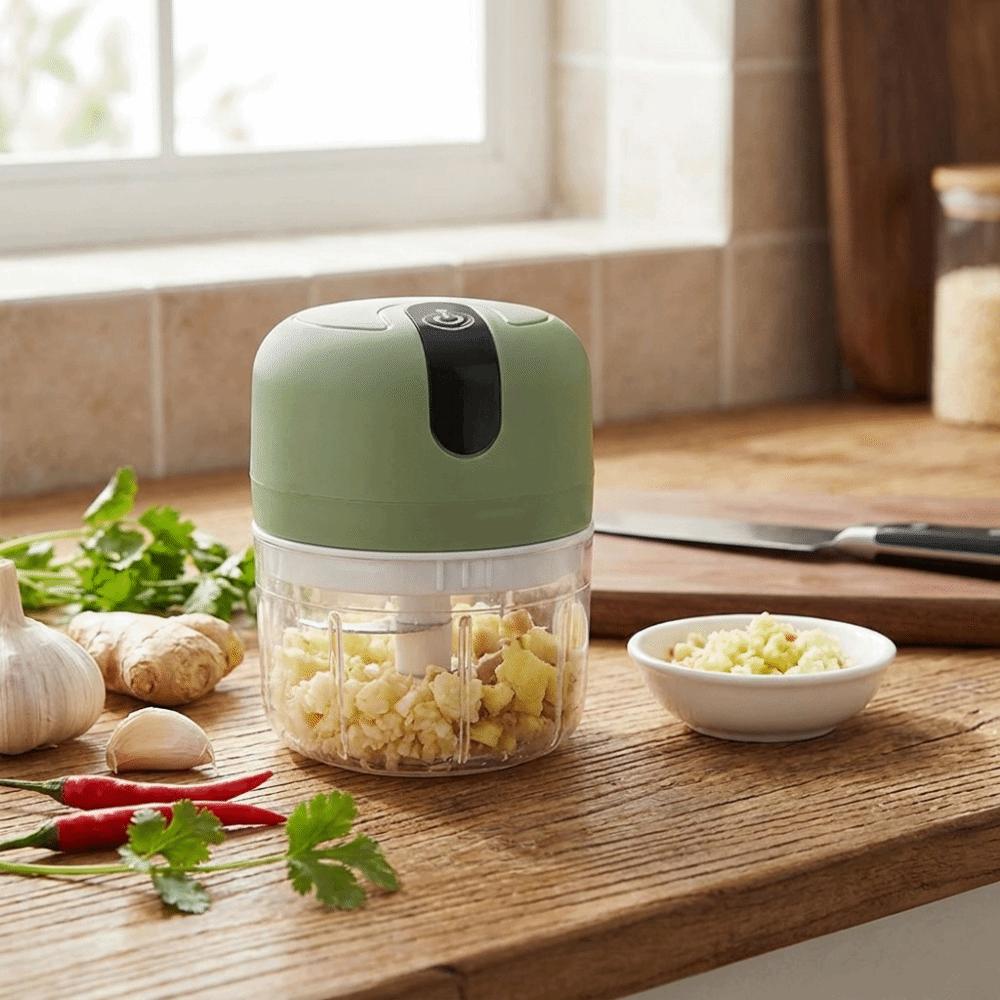 Multi-functional Garlic Masher Portable Electric Grinder Kitchen Tools Vegetable Chopper  Baby Food
