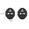 Car Door Lock Cover Silicone Anti-Collision Pad for Mitsubishi ASX Lancer Cordia Pajero Outlander Eclipse Galant Mirage L200 EVO