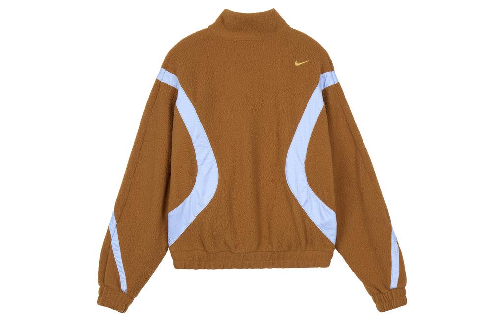 Nike Куртки Женские Рыжевато-коричневые С воротником-стойкой Умеренные Другие CU7069-290
