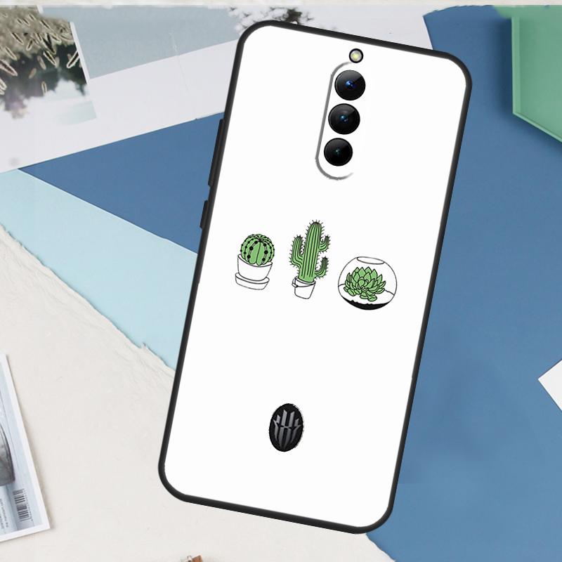Cactus Succulent Case For ZTE Nubia Red Magic 8S 9S 10S 10 9 8 11 Pro Plus 6 7 6S 7S Pro 5G 6R 10 Air Cover