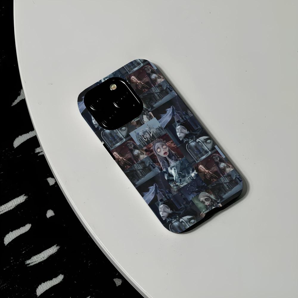 Чехол для телефона Тима Бёртона Жесткий ПК Для IPhone 16Promax 17 16 15 14 13 12 11 Pro Max Plus Глянцевая HD Крышка