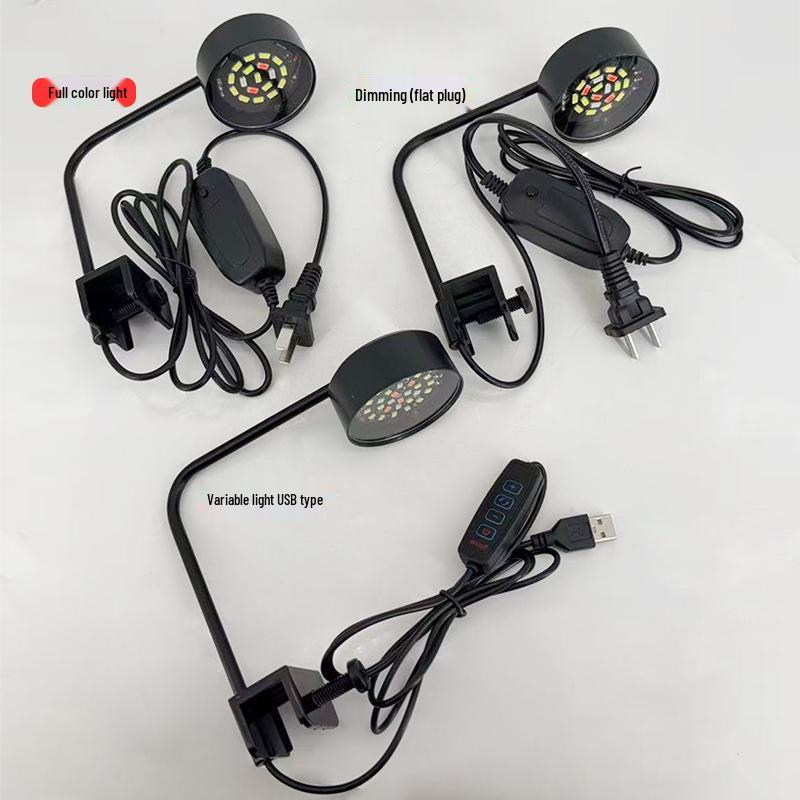 USB-светодиодная настольная клип-лампа для небольших аквариумов