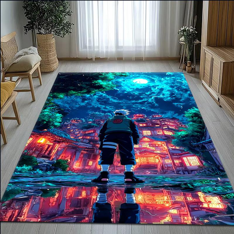 Classic N-Naruto Japan Anime I-Itachi Carpet Rug for Bedroom Living Room Decor Sofa Home kids Game Area Rug Non-slip Floor Mat