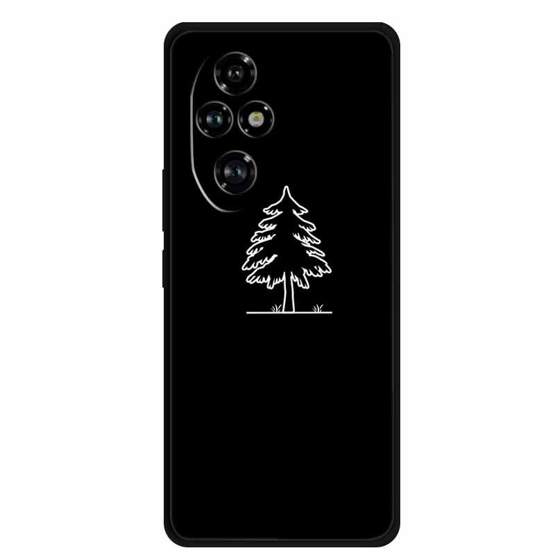 Черный мягкий ТПУ чехол для Honor 200 Pro 5G Домашняя версия