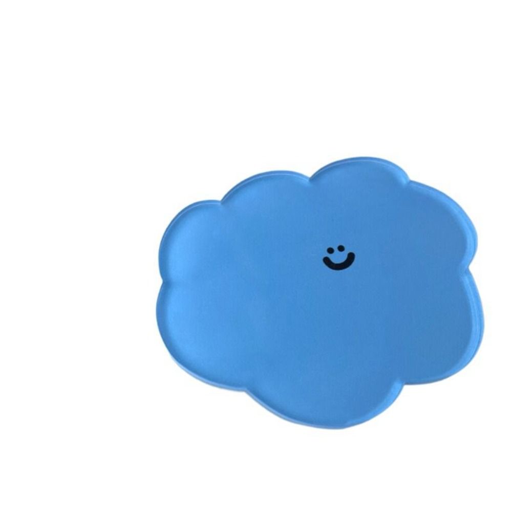 Милый смайлик, мультяшный, акриловый подстаканник, коврик под кружку, коврик под кофейные напитки, термостойкая подставка под миску