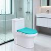 Toilet Dust Cover Solid Color Firm Elastic Strap Seasonal Toilet Cover Home Style Toilet Cover Bathroom Accessory