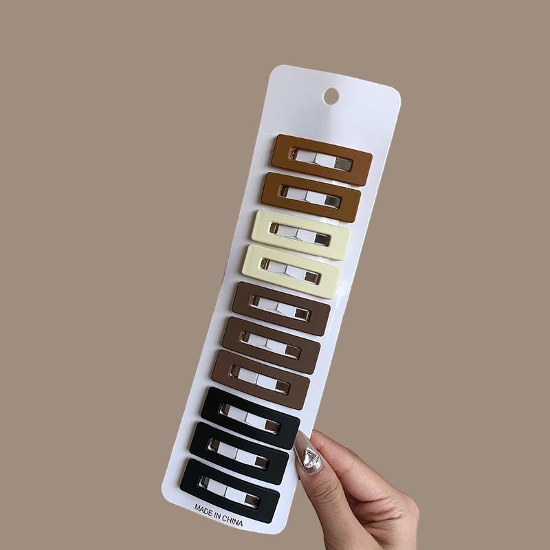 Заколка для волос с молоком и кофе, боковая заколка для челки, сломанная заколка для волос, простая качественная заколка BB, женская заколка на затылке, боковая заколка, чародейка