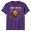 Saturn Planet Unisexs T Shirt Solar System Stars Universe Sunny Gift Tee