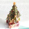 3D Christmas Tree Greeting Card Colorful 3D Pop Up Card with Envelope