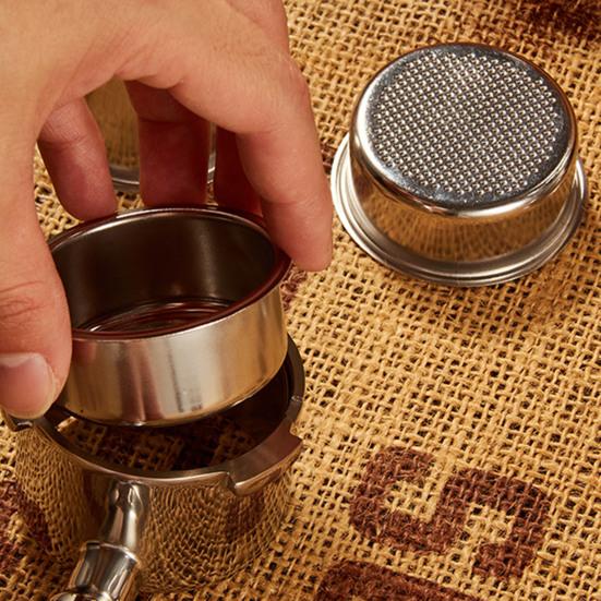 Фильтр для кофе 51/54 мм с мелкой сеткой, пищевой антипригарный, легко чистится, быстрая фильтрация, нержавеющая сталь, корзина для фильтра эспрессо для кофеварки