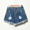 20 Summer Women's Denim Shorts Ripped Stretch Large Size Women's Denim Shorts