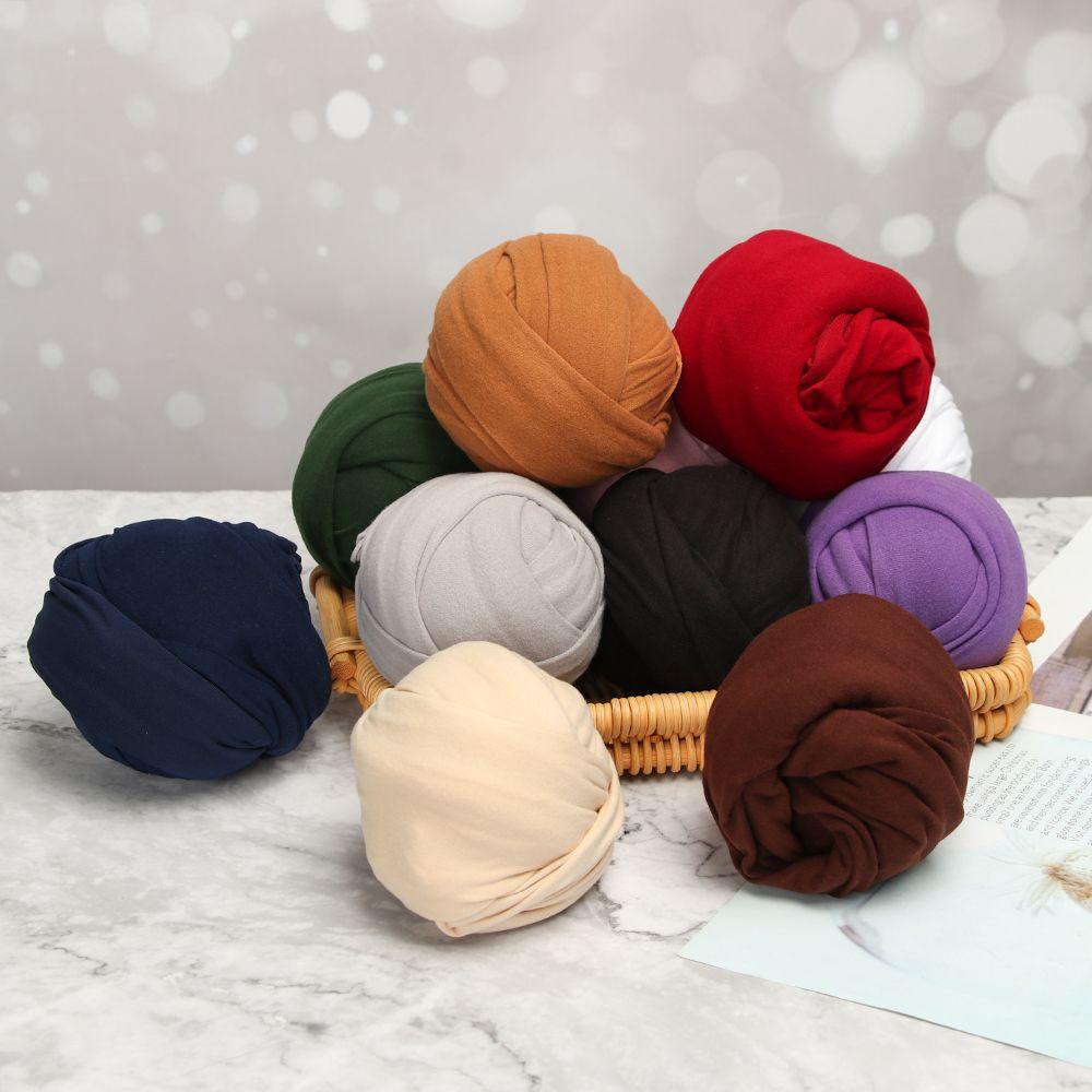 40*160cm Colorful Milk Napped Cotton Newborn Swaddling Blanket Photography Props Baby Photo Wrap