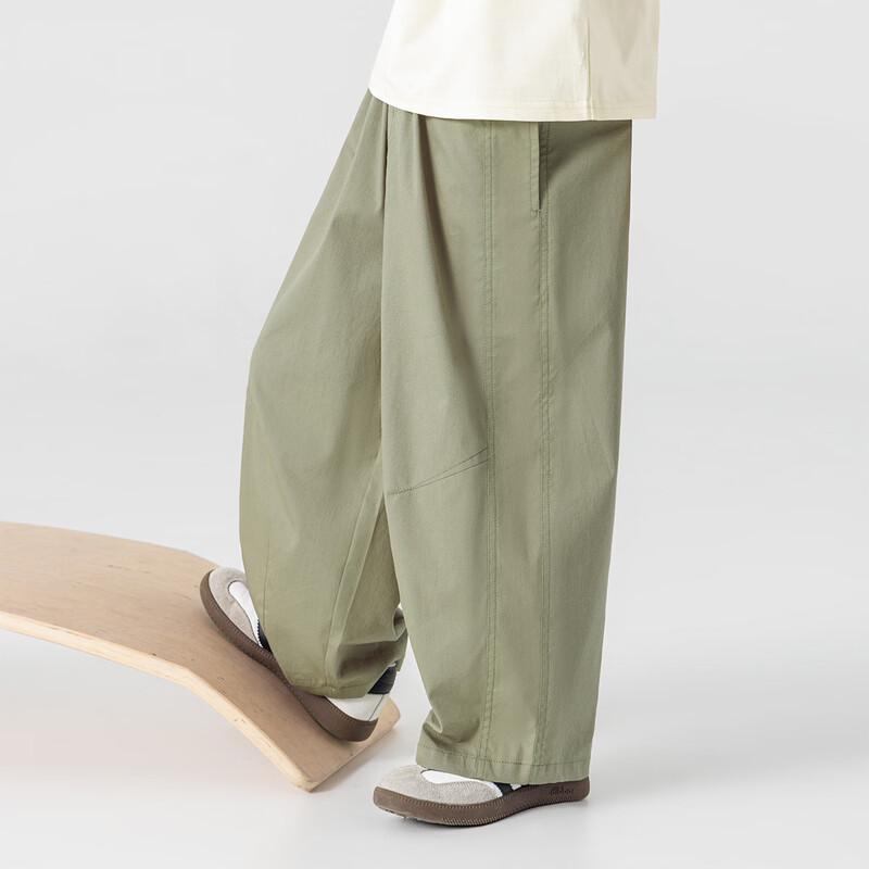 Boys' Summer Loose Fit Wide-Leg Casual Trousers