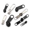 Double-Sided Nylon Zipper Head, Luggage Accessories, Clothes, Pants, Quilt Cover, Mosquito Net Zipper Metal No. 3, No. 5, No. 8, No. 10.