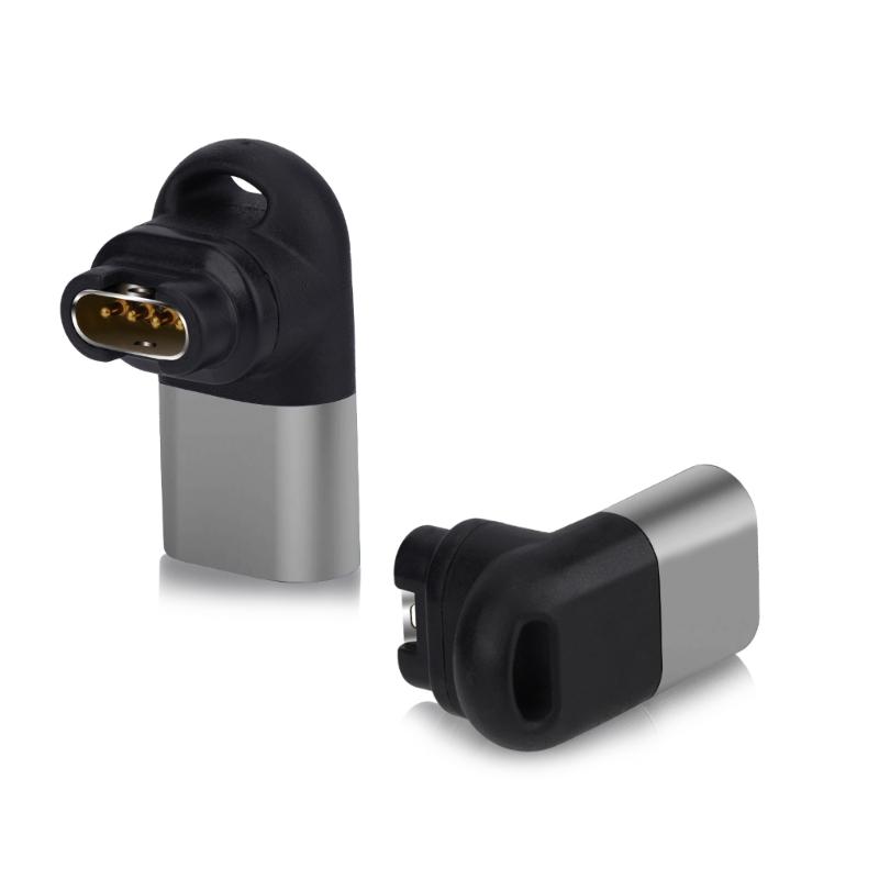 Watch Charger Adapter USB Type C To 4pin Connector for Fenix 5/5S/6/6S/6X 90 Degree Right Angle Charging Converter