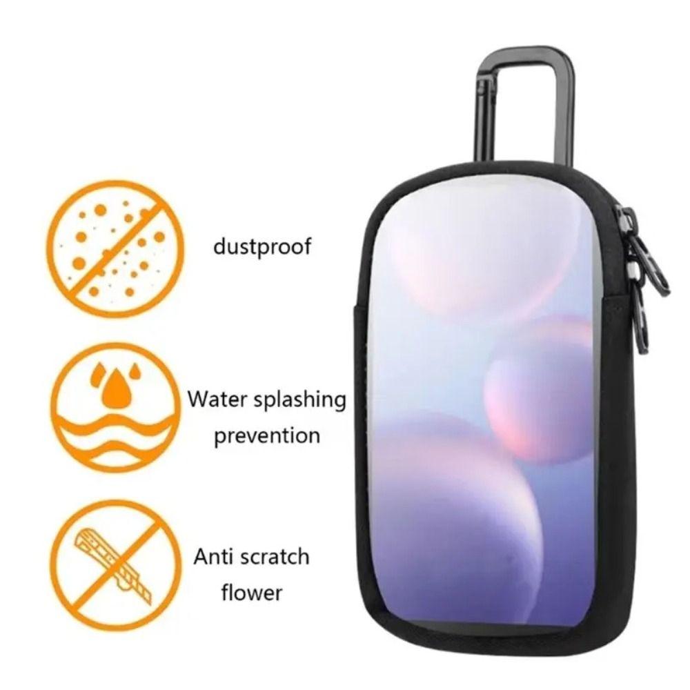 Black MP3 MP4 Storage Bag Cloth Audio Device Case Handy Music Player Sleeve Outdoor Sport