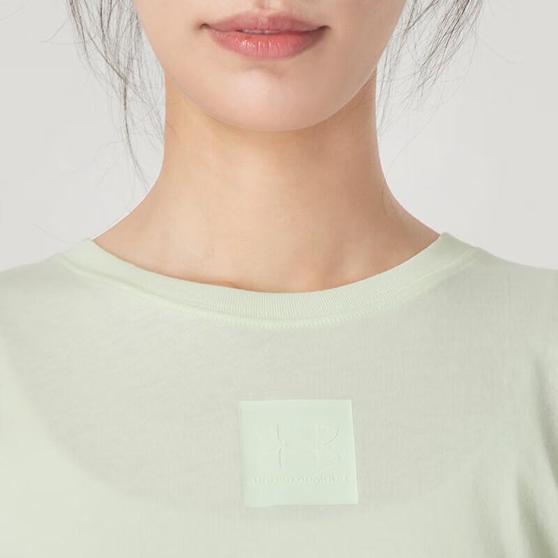 Under Armour Тренировочная футболка с коротким рукавом, женская, топы, светло-мятно-зеленый 1376923-320