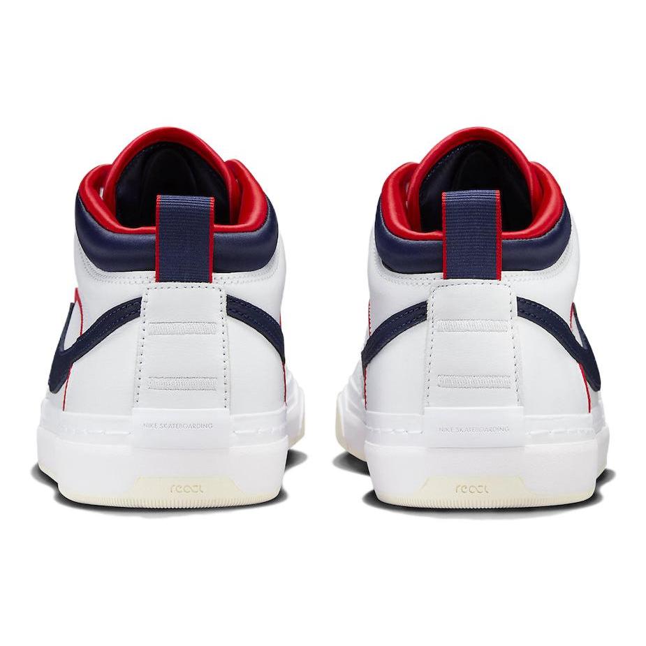 Nike Sb React Leo Prm Белый Полуночный Синий FD0268-100