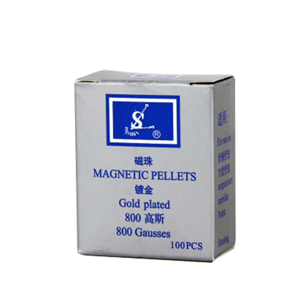 500 шт. позолоченные 800 гаусс магнитные бусины гранулы ушные наклейки акупрессура точки релаксация массаж потеря веса тонкий
