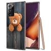 Забавный и милый чехол-медведь для телефона Samsung A55 A35 A25 A15 A07 A05S A16 A17 A26 A36 A37 A56 A57 Galaxy Note 20 10 A50S A71 A51 A