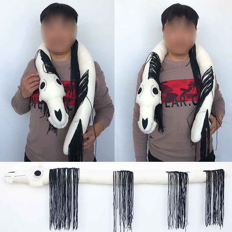 Огромная 130 см Длинная Плюшевая Игрушка Лошадь Тревор Лошадь Мечты Мягкая и Уютная Кукла