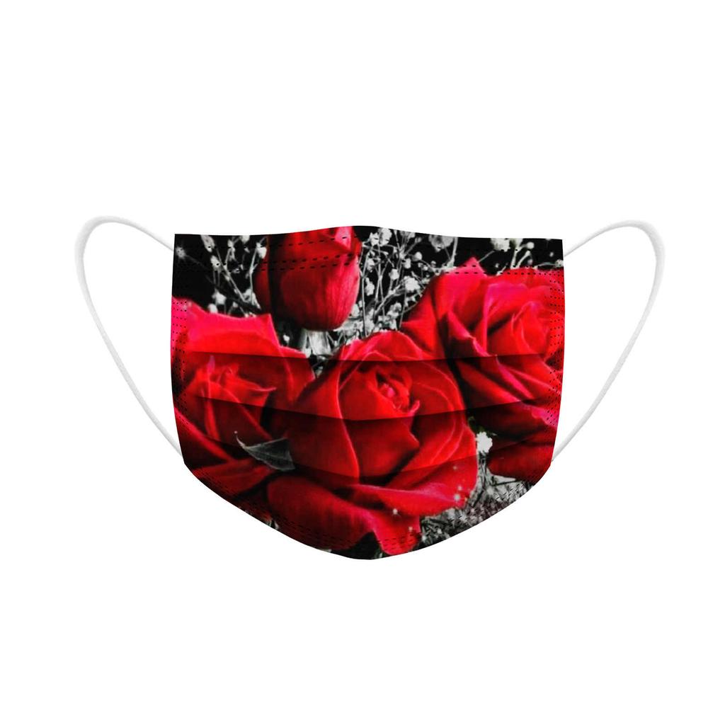 10 шт. трехслойная защитная пыленепроницаемая одноразовая маска с мультяшным принтом для взрослых