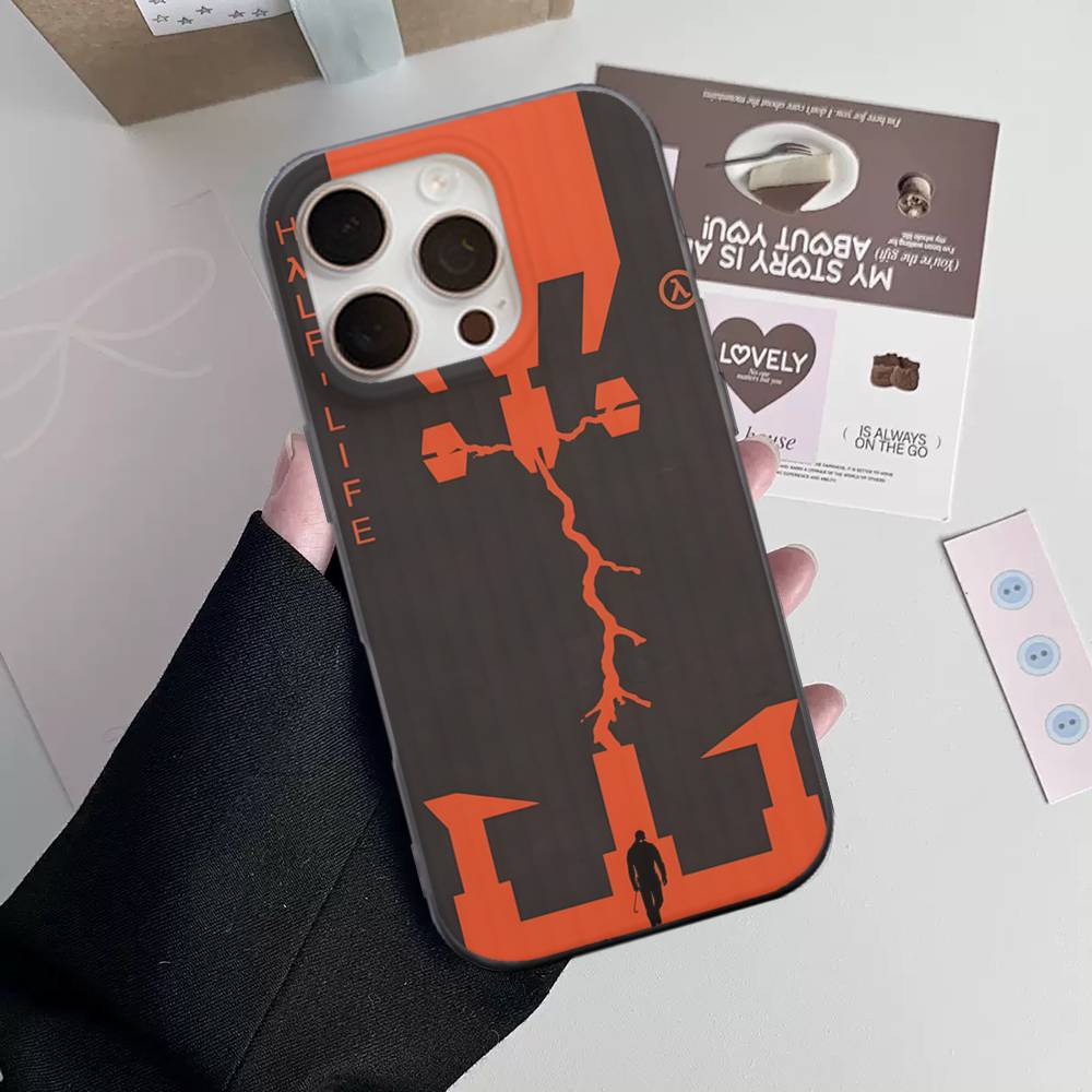 Чехол для телефона Half Life Для iPhone 17 16 15 14 Plus 11 12 13 Pro Max Ударопрочная Защита Мягкая Задняя Крышка