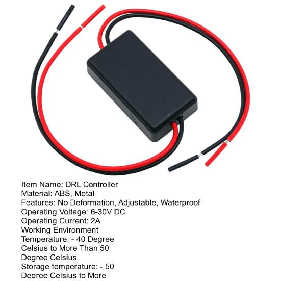 Реле дневных ходовых огней, водостойкий регулируемый контроллер стоп-сигнала, жгут проводов, диммер, вкл/выкл, автомобильный продукт