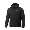 Lettuce Edge Water-Resistant Windproof Fleece-Lined Warm Outdoor Casual Versatile Climbing Jacket Unisex Jacket Black AFDU939-2