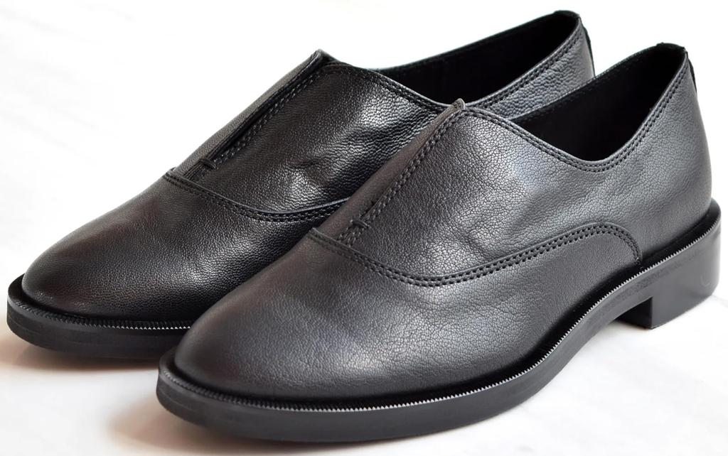 Туфли с глубоким подъемом EM22075 черные см [Eizo] женские слипоны 22,5