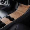 Model3 Car Center Console Wrap Sticker For Tesla Model 3 Y  Wood Console Grain Accessories For Tesla Model Three Accessory