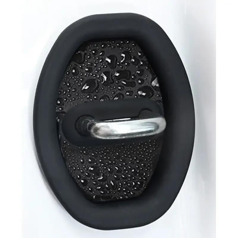 4 шт. Универсальная амортизирующая силиконовая подушка для закрывания двери автомобиля, бесшумный амортизатор, защитные накладки, аксессуары для дверного замка автомобиля