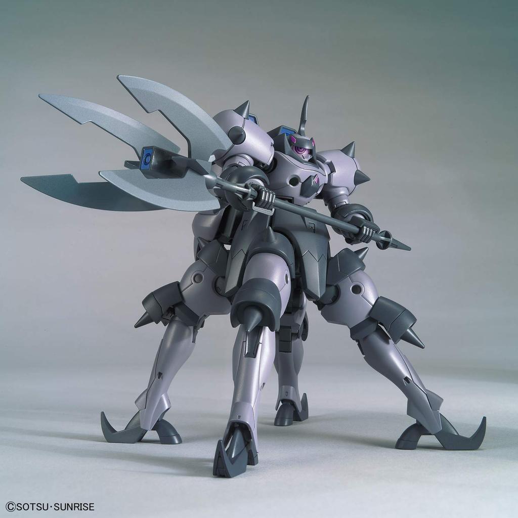 Пластиковая модель Gundam Build Divers Eldrabrute в масштабе HGBDR ReRISE 1/144 с цветовой кодировкой