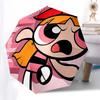 Powerpuff Girls, Buttercup Automatic Opening and Closing, 8 rib Structure Portable Umbrella, Suitable for Men and Women in All Seasons  Perf