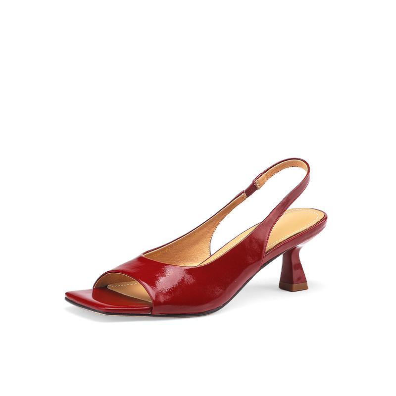 Летние женские босоножки с открытым носком, модные слипоны, туфли-слингбэки, женские вечерние сандалии