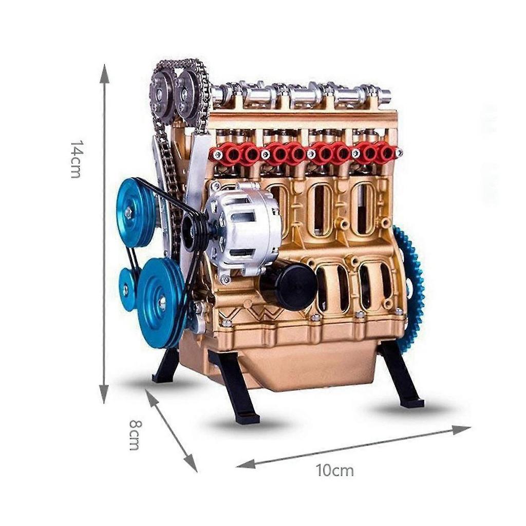 Engine Model Home Decoration Realistic Appearance Resin Craft 4/8 Cylinder  Mini Engine Toy