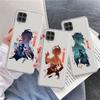 Clear Case For Samsung Galaxy A52 A12 A51 A32 A21s A71 A32 A22 50 A70 A31 A72 5G Phone Cover Anime Genshin Impact Coque Capa