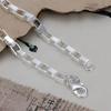 Fashion Style Chain Link Women Lady Men Silver Color Jewelry Chain Bracelet PartyWholesale Gift
