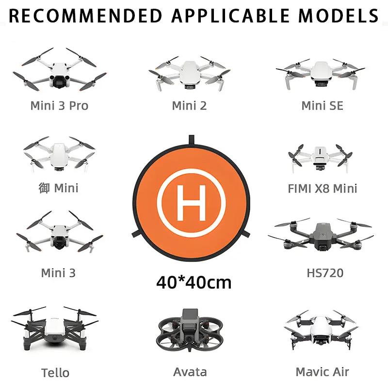 Посадочная площадка для дрона DJI MINI 4 PRO/MAVIC 3/Avata/Air 3 Универсальная складная водонепроницаемая с двух сторон площадка для взлета/посадки Аксессуар
