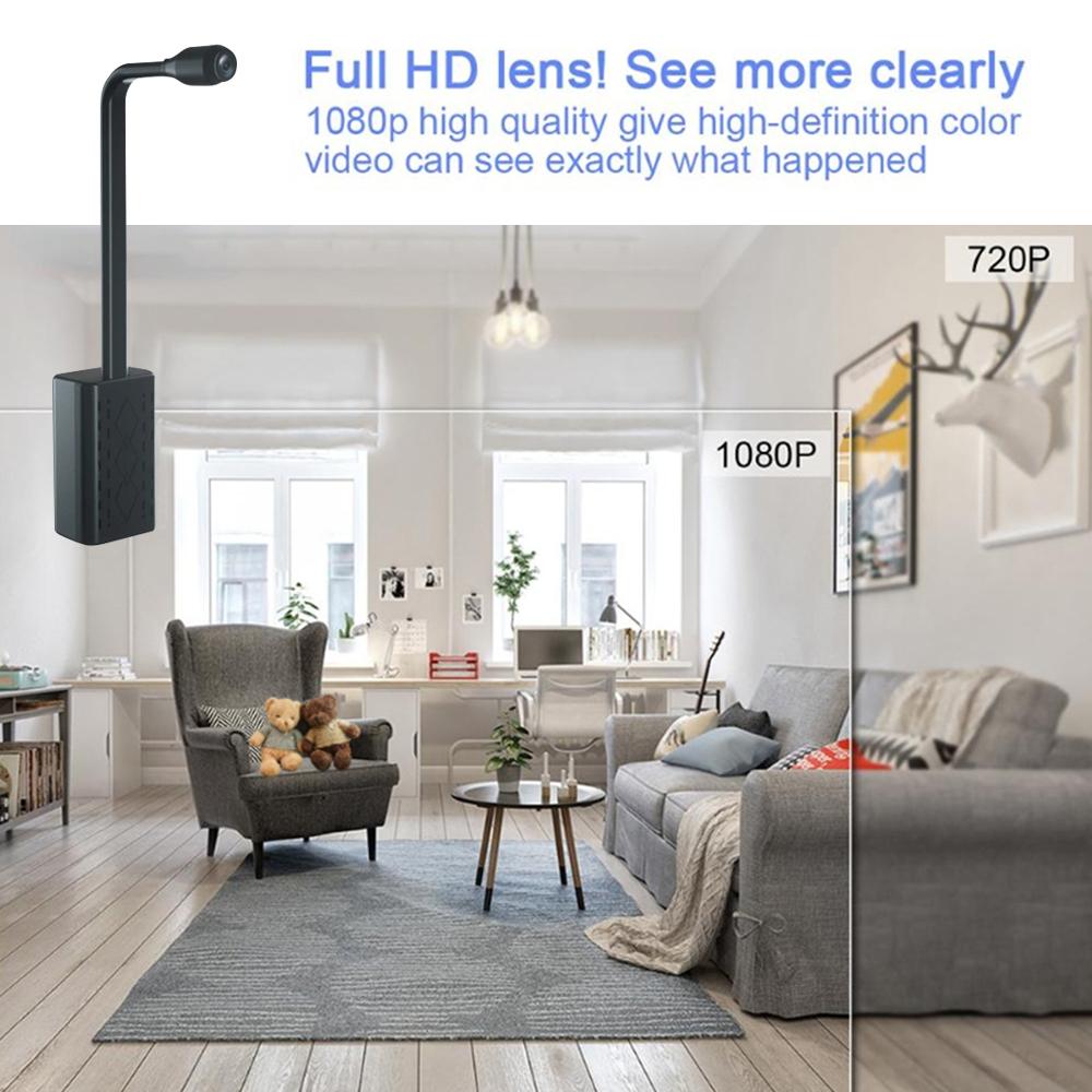 HD 1080P Mini Camera Motion Detection WiFi Camera Video Recorder Indoor Home Security Surveillance Camcorder Support Remote View