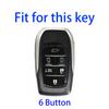 Чехол для ключей с дистанционным управлением из ТПУ с 6 кнопками для Toyota Alphard VELLFIRE NOAH Previa 30 серии, держатель для сумки, аксессуары