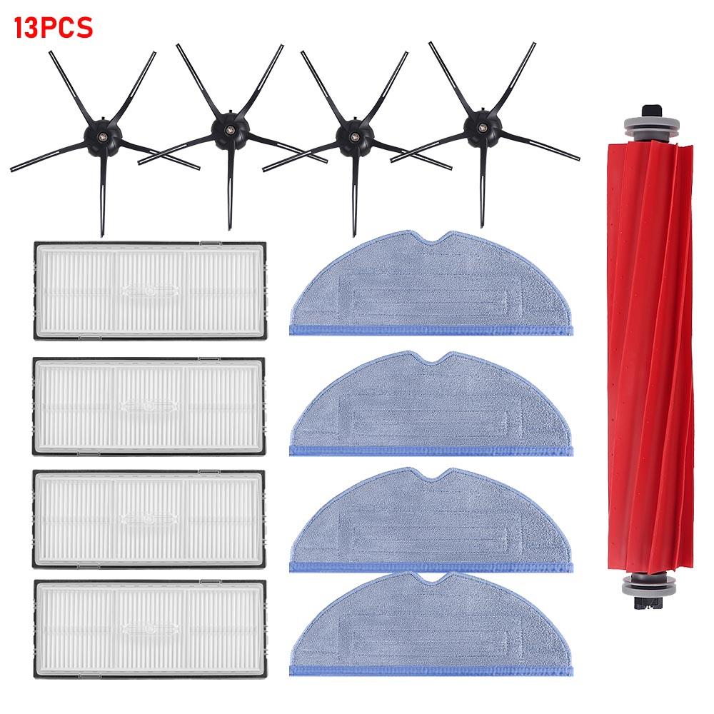 Parts Compatible For Roborock S7 S7 Pro Ultra S71 S71 S7Max S7 Maxv Ultra T7S Plus Main Side Brush Mop Cloths Hepa Filter Parts