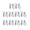 10pcs Ceiling Hooks Screw In Hooks Flower Hanging Hook Heavy Duty Hooks Simple To Use for Secure & Stable Installation