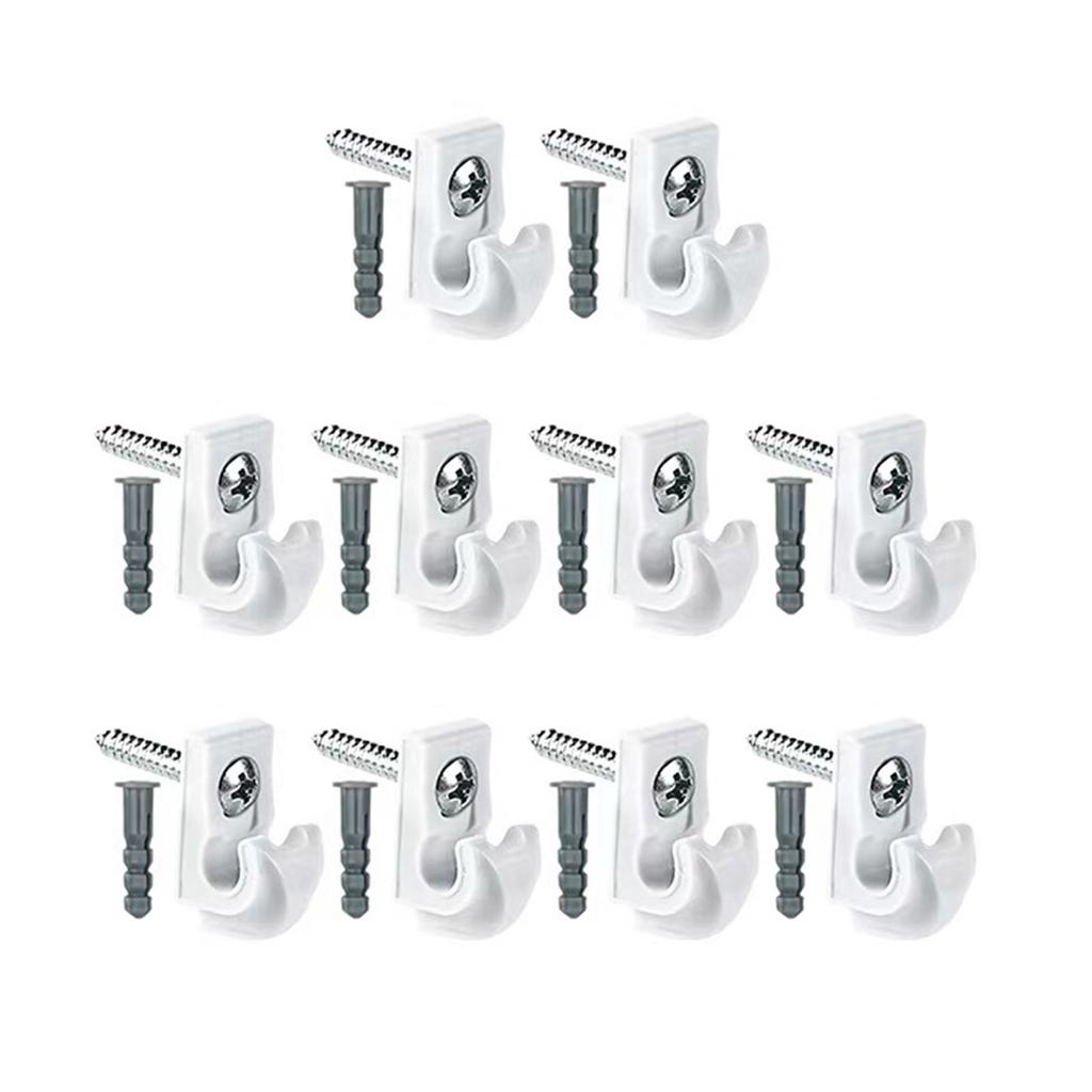 10pcs Ceiling Hooks Screw In Hooks Flower Hanging Hook Heavy Duty Hooks Simple To Use for Secure & Stable Installation